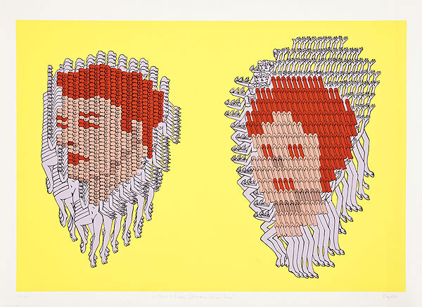 figürlich-abstrakte Grafik