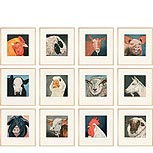 11 Tierköpfe